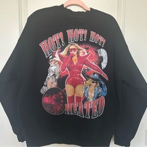 Beyoncé Heated Black Graphic Unisex Sweater